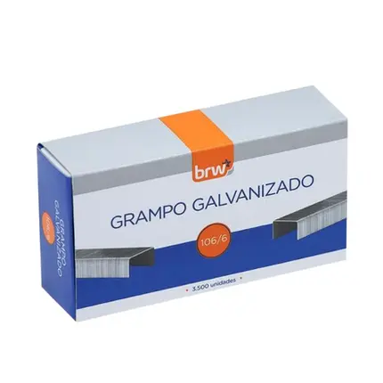 GRAMPO GALVANIZADO 106/6 C/3500 BRW