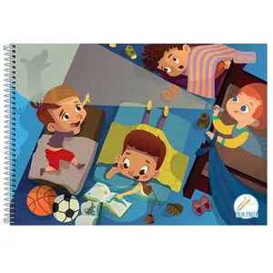 CADERNO ESPIRAL MEIA PAUTA SAPECA TILIBRA