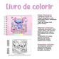 LIVRO DE COLORIR A5 180G