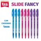 CANETA 1.0 SLIDE FANCY TRIS