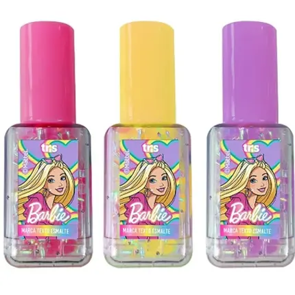 MARCA TEXTO ESMALTE BARBIE TRIS