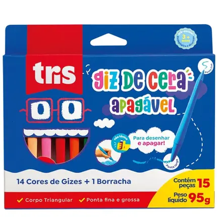 GIZ CERA APAGAVEL C/14 + BORRACHA TRIS