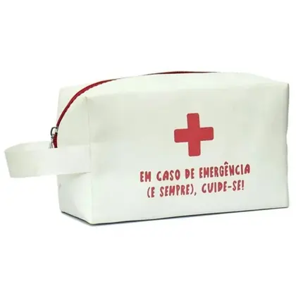 NECESSAIRE RETANGULAR EM PVC QUALIS