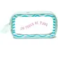 NECESSAIRE RETANGULAR TRANSPARENTE QUALIS