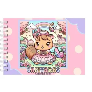 CADERNO DE COLORIR CAPIVARA