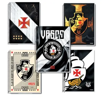 CADERNO 1MT VASCO DA GAMA CREDEAL