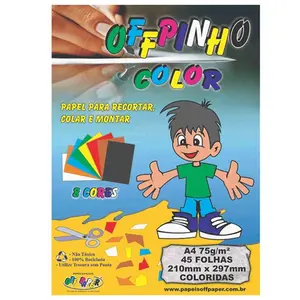 PAPEL CRIATIVO A4 120G C/24 OFF PAPER
