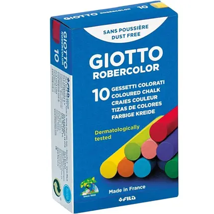 GIZ ESCOLAR COLORIDO C/10 GIOTTO