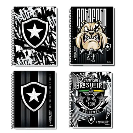 CADERNO 1MT BOTAFOGO CREDEAL