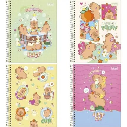 CADERNO 1MT CAPYCLUB TILIBRA