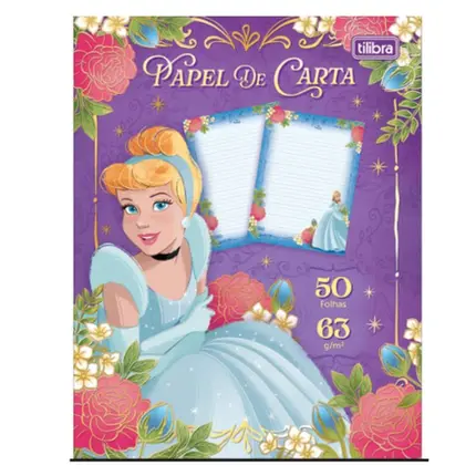 PAPEL DE CARTA PRINCESAS TILIBRA