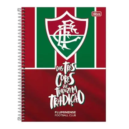 CADERNO 1MT FLUMINENSE TILIBRA