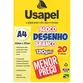 BLOCO DE DESENHO A4 120G C/20 BRANCO USAPEL