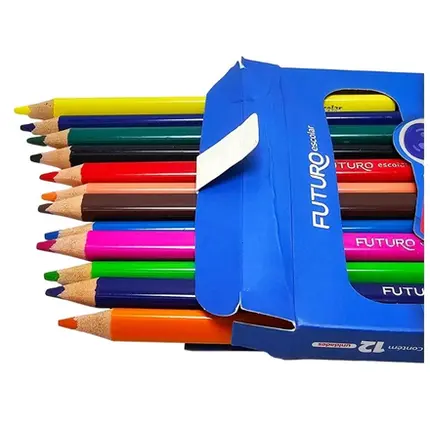 LAPIS DE COR JUMBO 15CM C/12