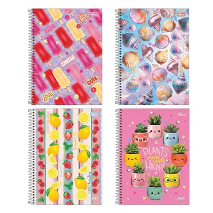 CADERNO 1MT VIBE F TILIBRA