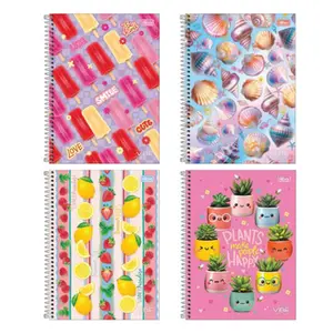 CADERNO 1MT VIBE F TILIBRA
